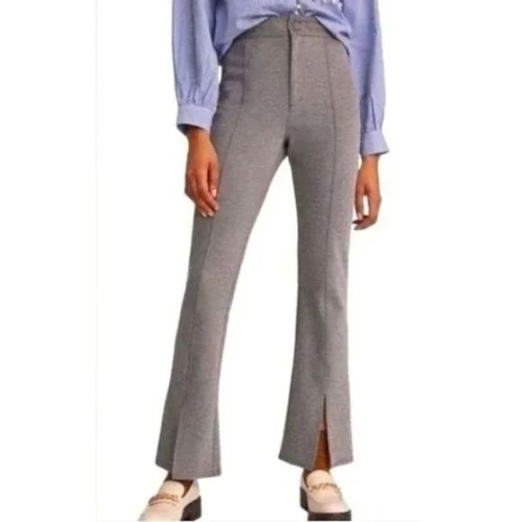 Anthropologie Maeve Seamed Flare Pants 8 - Picture 1 of 10